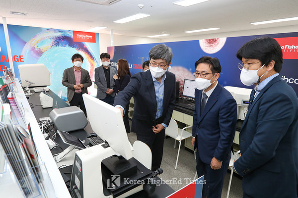On the 9th, ‘Moving CEC’ was held at the Translation Research Support Center in Dong-A University’s Gudeok Campus Medical Research Building (Photo courtesy of Dong-A University)